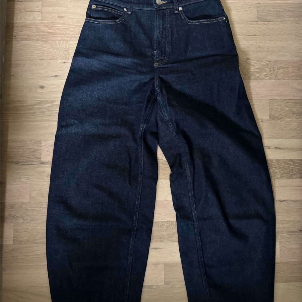 Women’s Everlane Dark Blue Barrel Leg Jeans